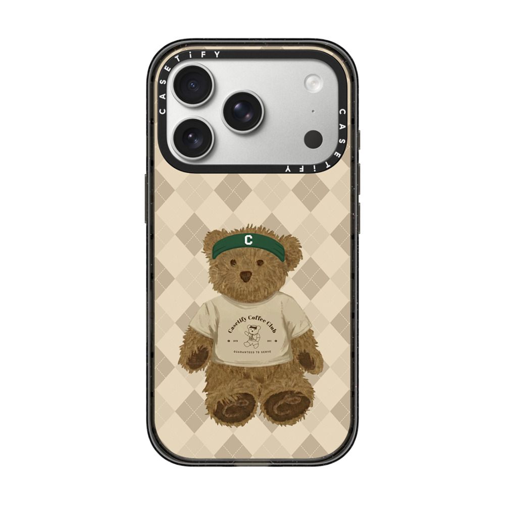 Sip & Serve Bear iPhone Case
