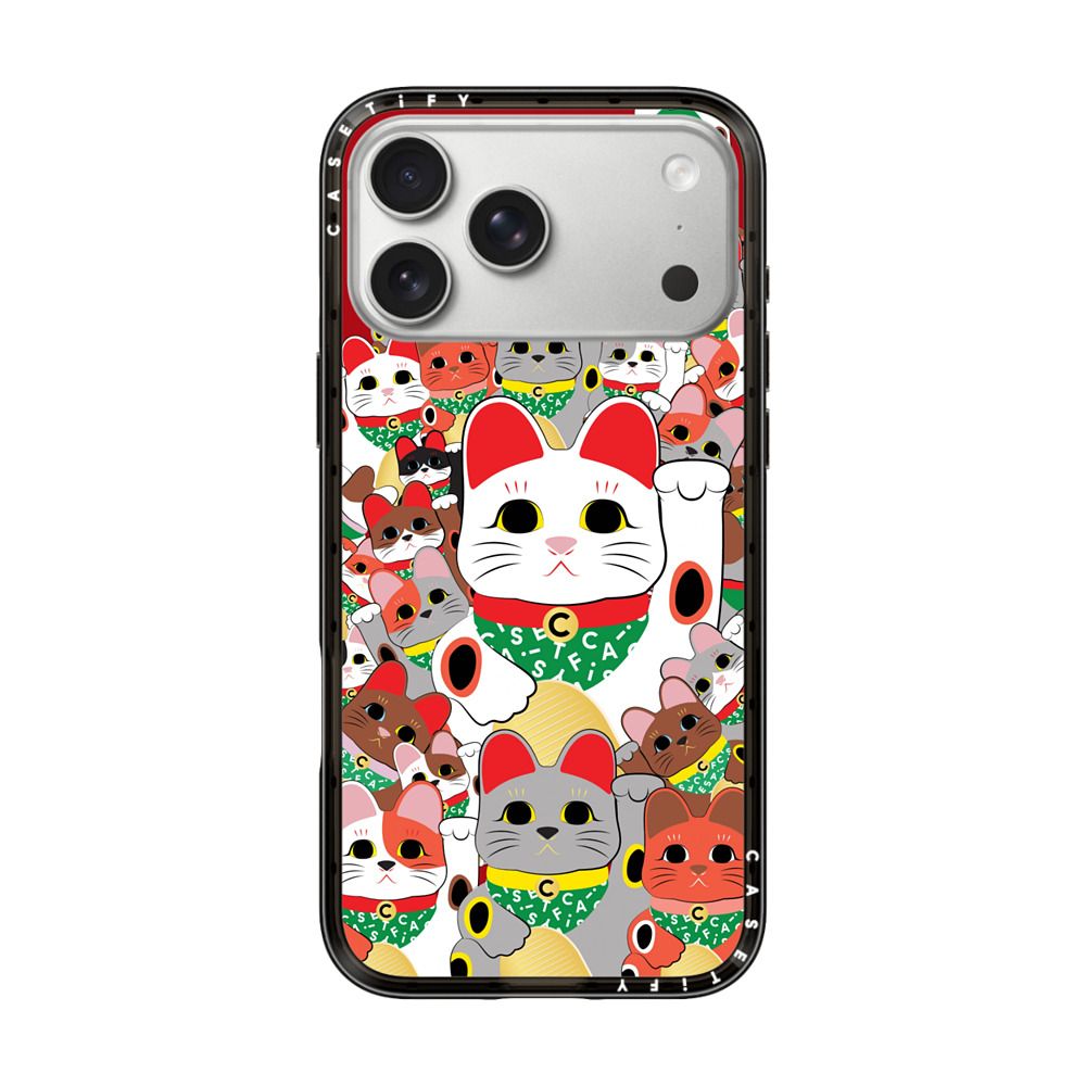 Lucky Cat Parade - Cherry on Top iPhone Case