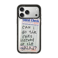 The Fries Instead of Salad iPhone Case