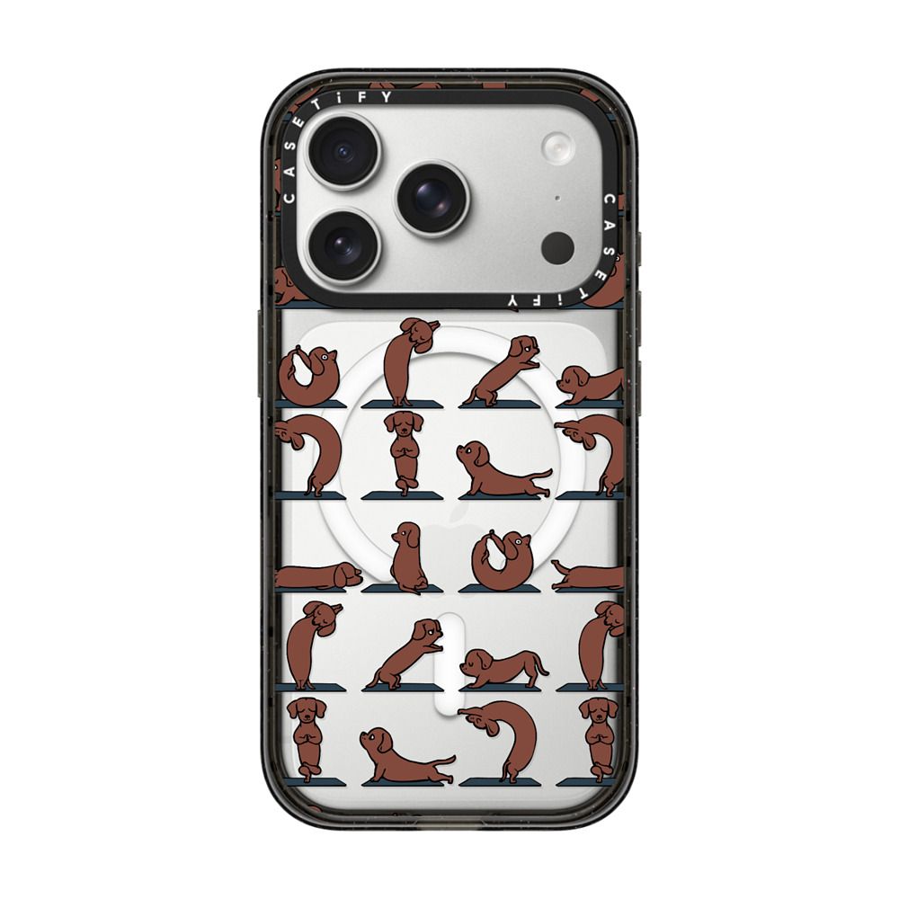 Dachshund Yoga iPhone Case