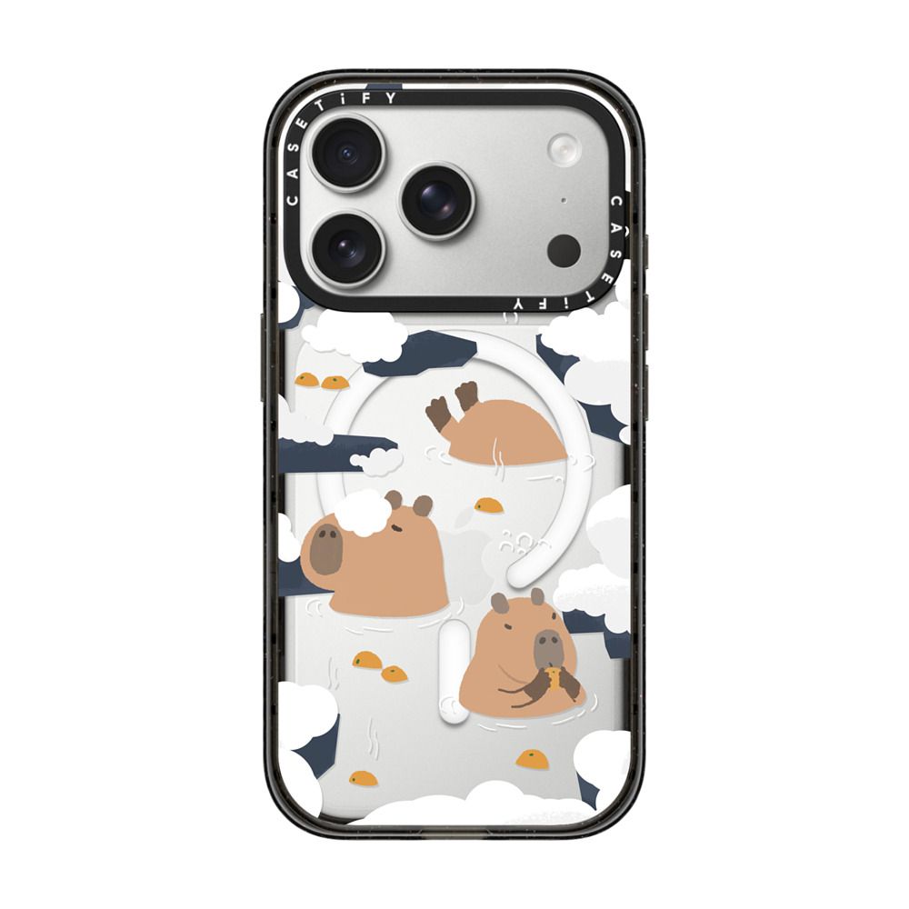 Floating Capybara iPhone Case