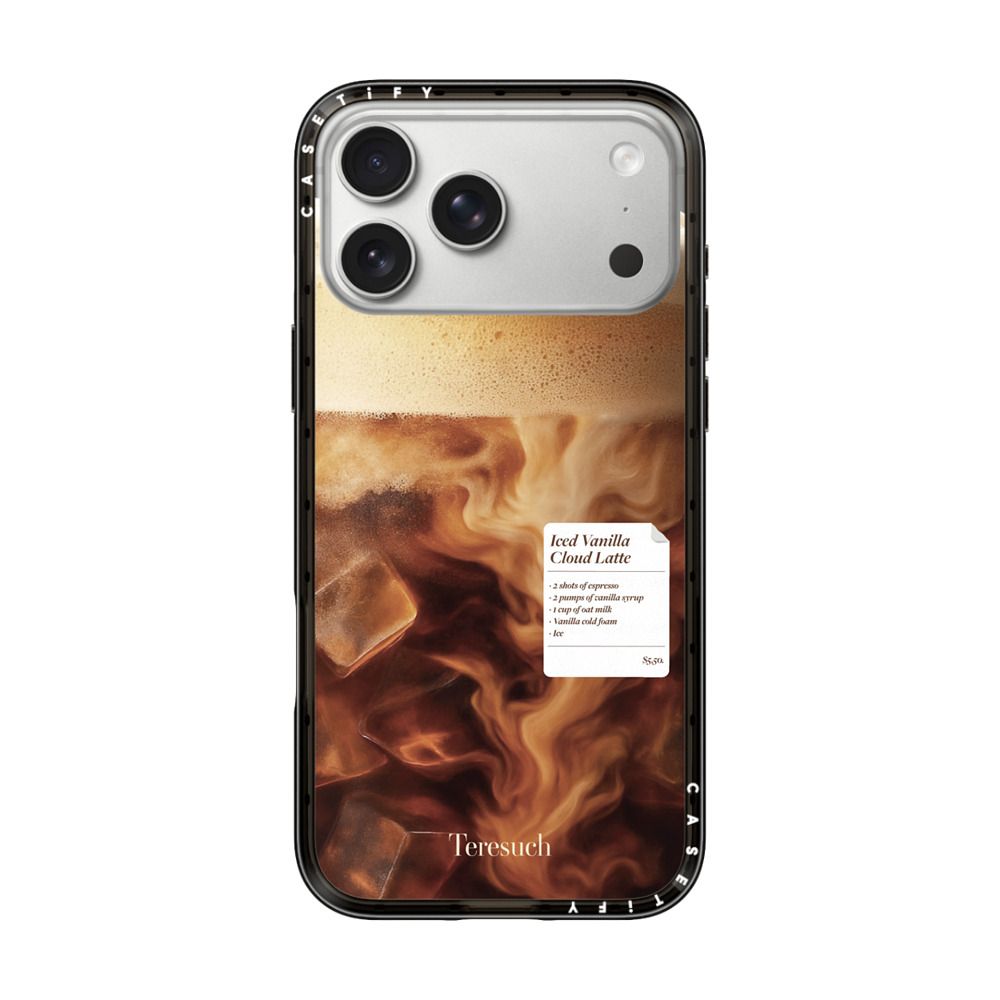 Iced Vanilla Cloud Latte iPhone Case