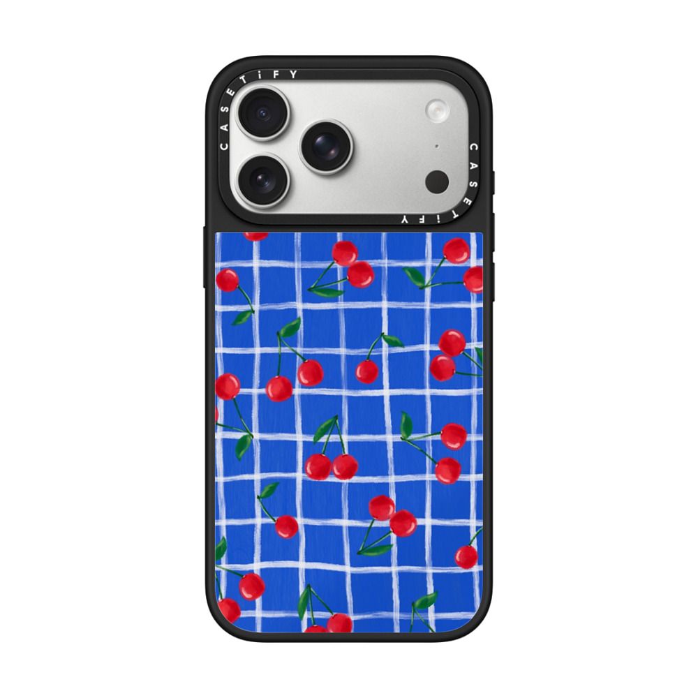 Cherry Plaid iPhone Case - 440dbc
