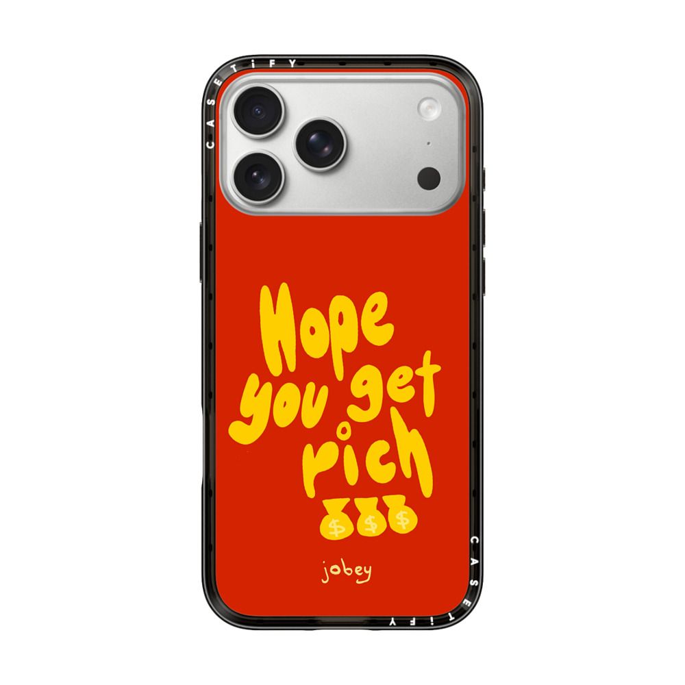 Hope You Get Rich iPhone Case
